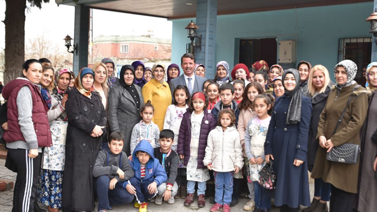 Başkan Okumuş minik öğrencilerle bir araya geldi!