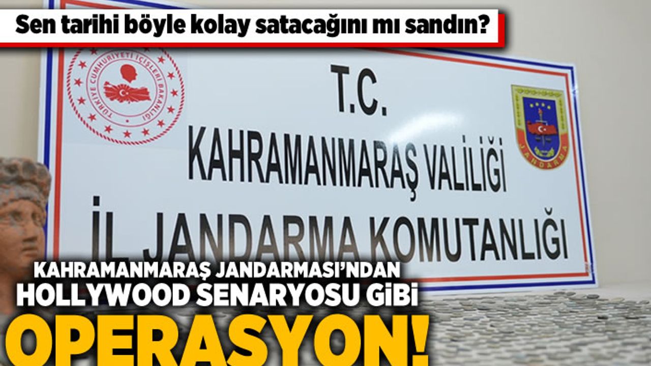 Kahramanmaraş Jandarması'ndan Hollywood senaryosu gibi operasyon!