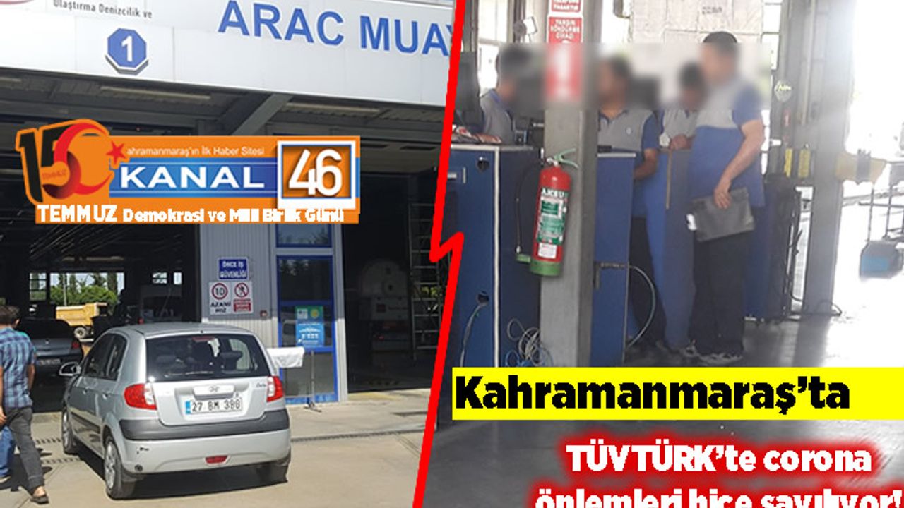 TÜVTÜRK’te corona önlemleri hiçe sayılıyor!