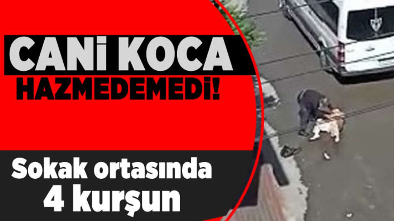 Cani koca hazmedemedi! Sokar ortasında 4 kurşun!