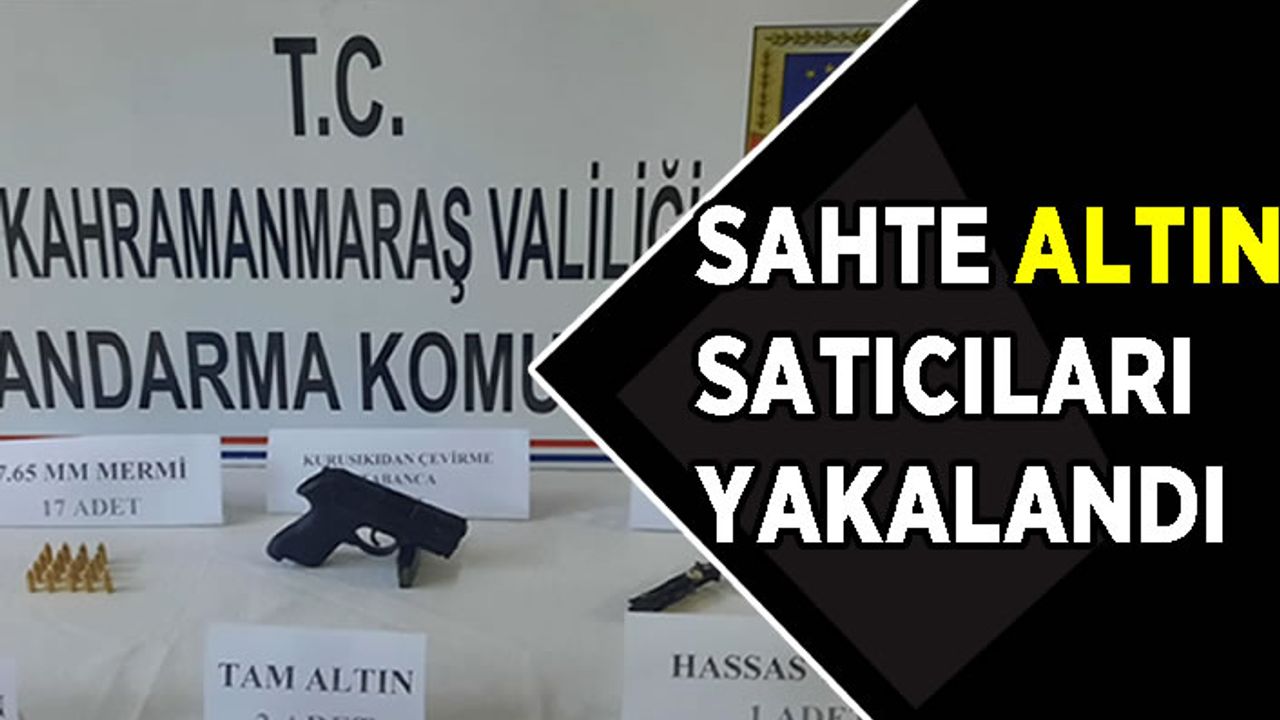 Kiraladıkları araçla şehir şehir gezip sahte altın sattılar