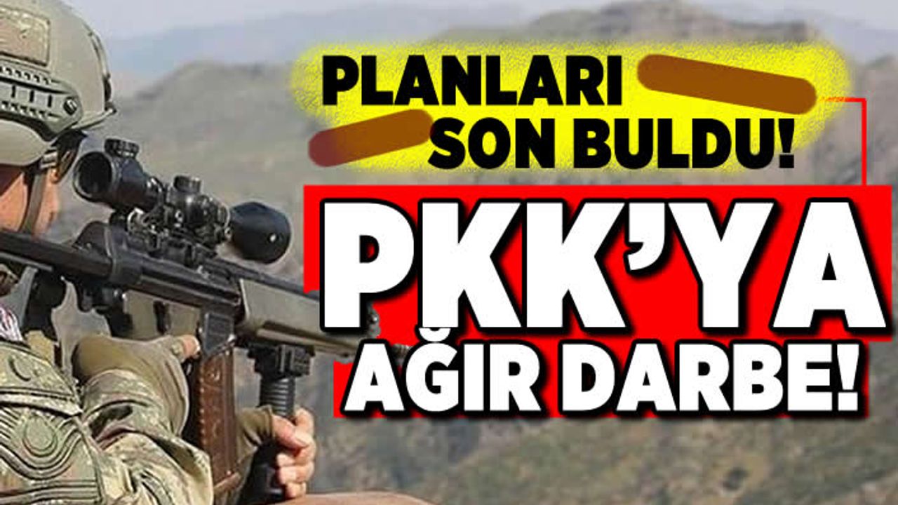 Planları son buldu! PKK'ya ağır darbe!