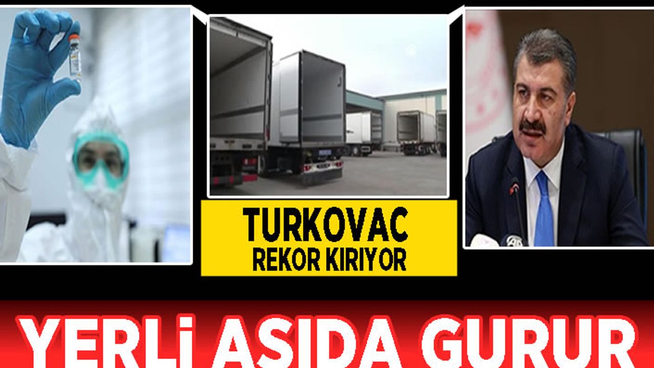Yerli aşı TURKOVAC rekora hazırlanıyor