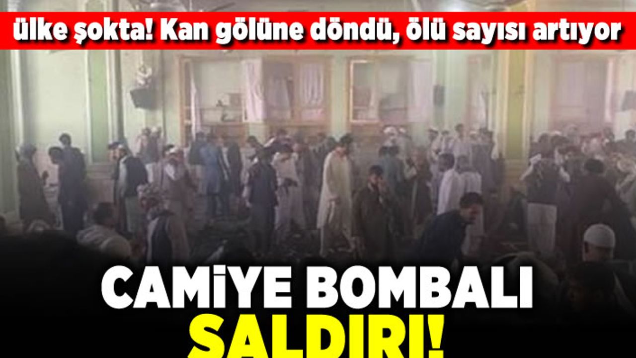 Ülke şokta! Kan gölüne döndü, ölü sayısı artıyor! Camiye bombalı saldırı!