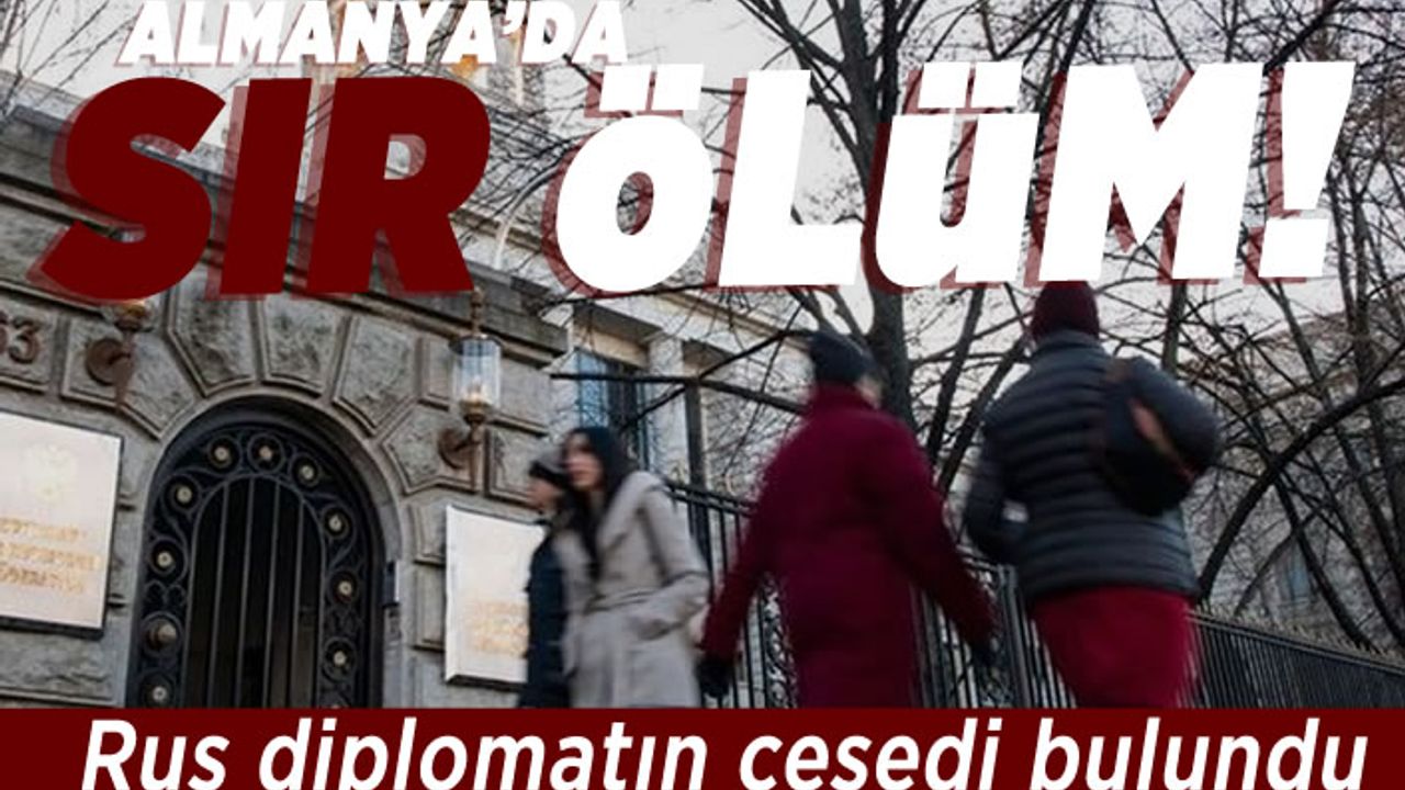 Almanya'da sır ölüm+ Rus diplomatın sır ölümü!