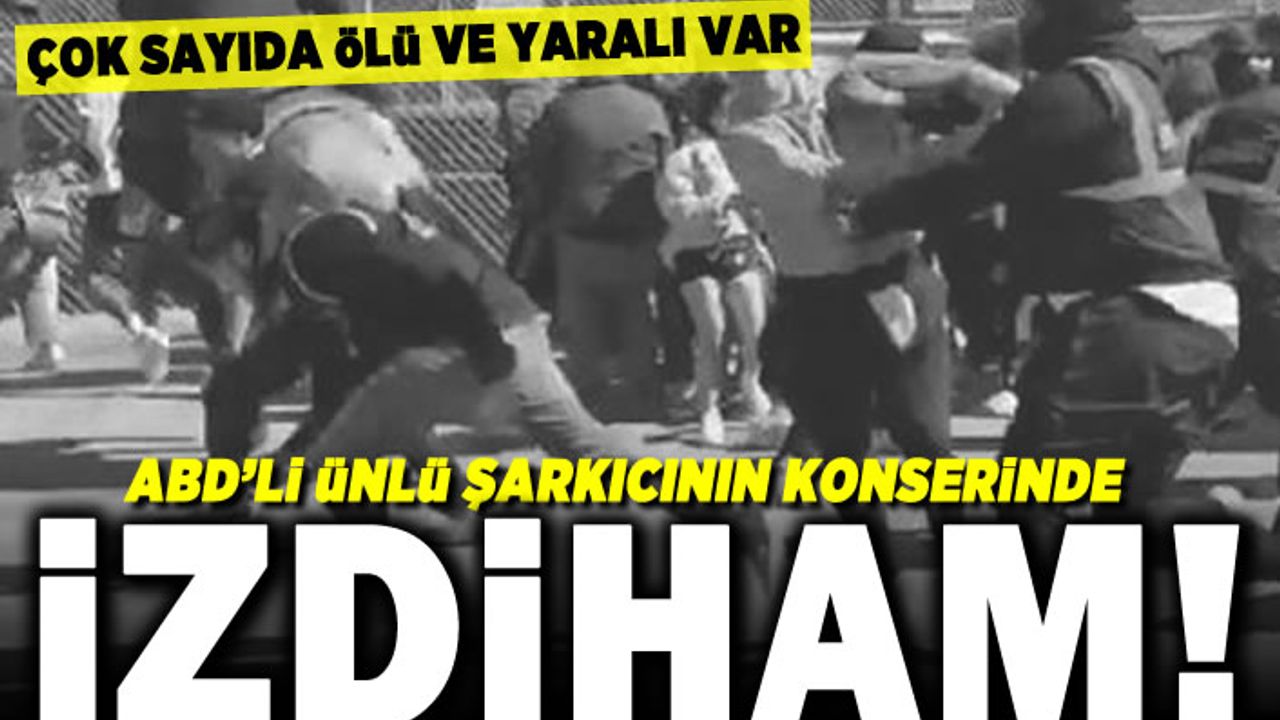 Çok sayıda ölü ve yaralı var! ABD'li ünlü şarkıcının konserinde izdiham!