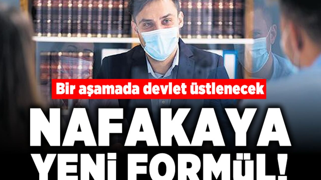 Bir aşamada devlet üstlenecek! Nafakaya yeni formül!