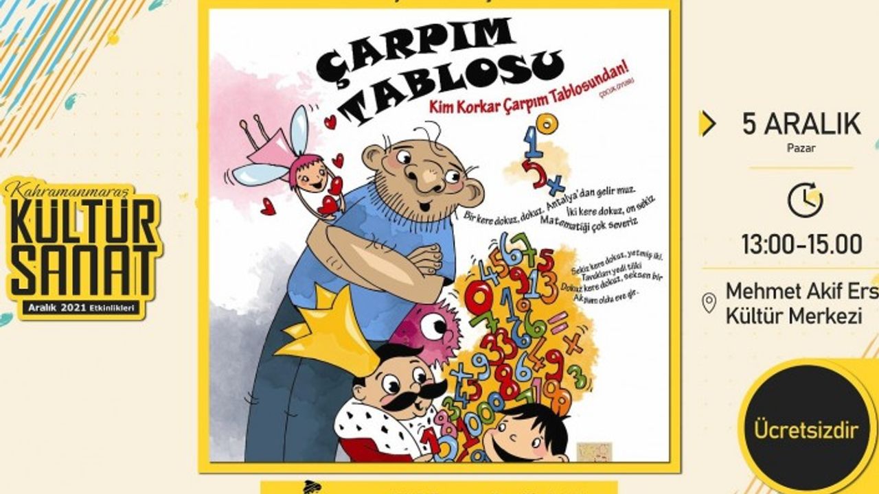Çarpım Tablosu Hem Eğlendirecek Hem Öğretecek