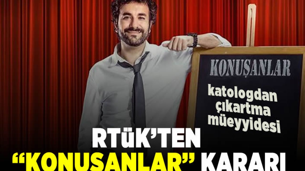 RTÜK'ten Exxen'e 'Konuşanlar' cezası