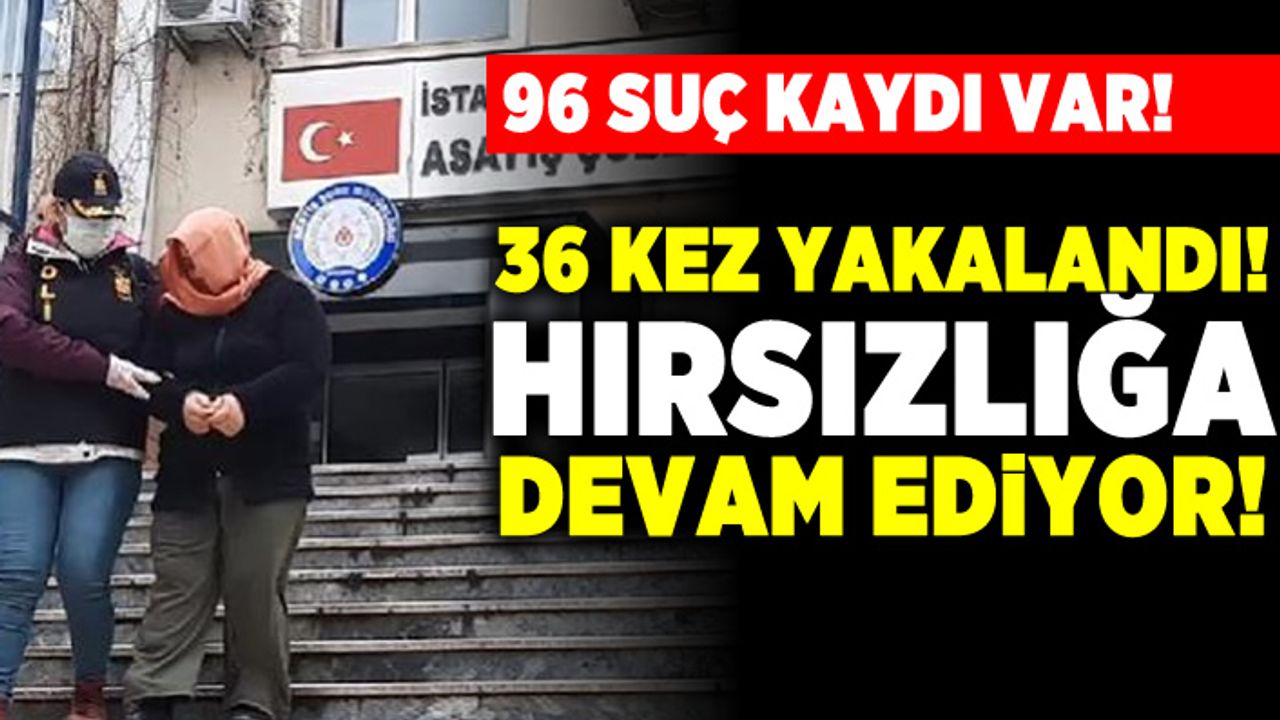 96 suç kaydı var! 36 yakalandı! Hırsızlığa devam ediyor!