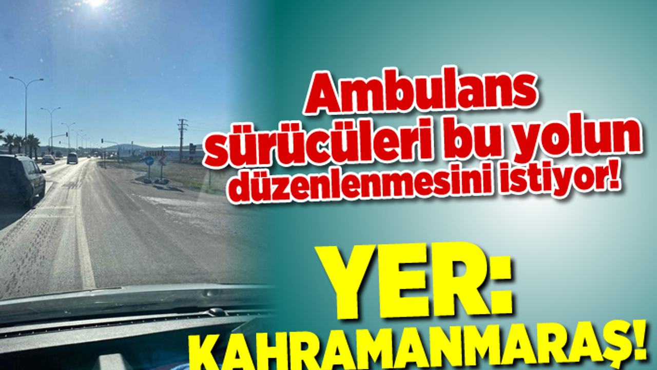 Ambulans sürücüleri yetkililerden yardım bekliyor...