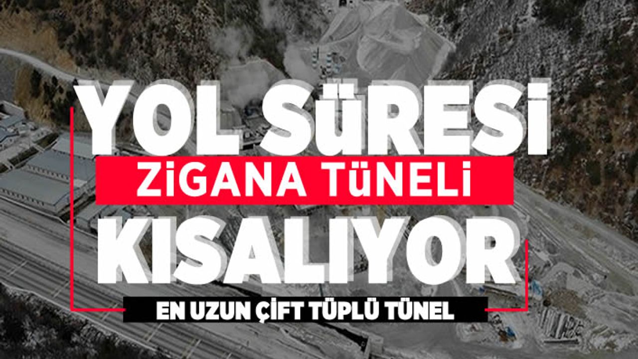 Yeni Zigana Tüneli'nde ışık göründü