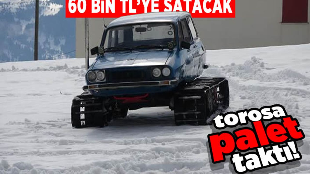 77 model Toros'u paletli kar aracına dönüştürdü! 60 bin TL'ye satmayı düşünüyor!