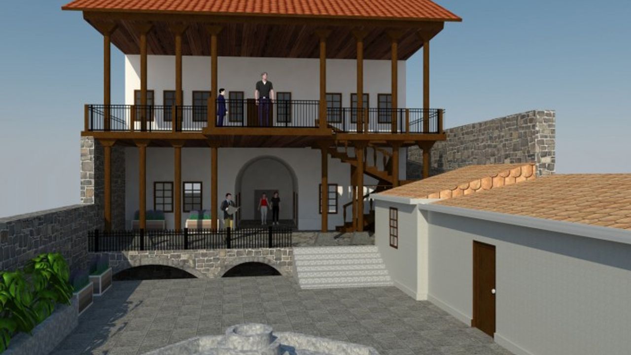 Arslanbey Konağı’nda Restorasyon Sürüyor