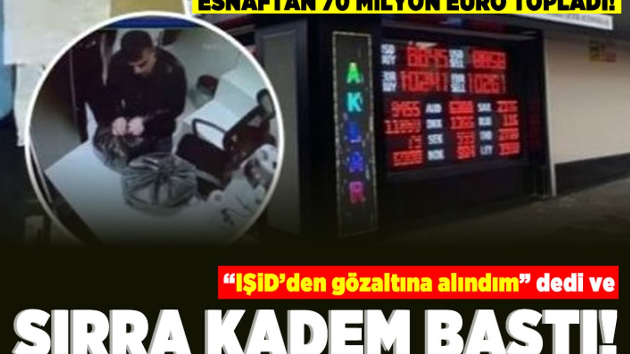 Esnaftan 70 Milyon Euro topladı! Sırra kadem bastı!
