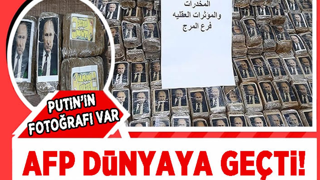 Kıyıya vuran paketten çıktı! Her birinin üstünde Putin'in fotoğrafı var