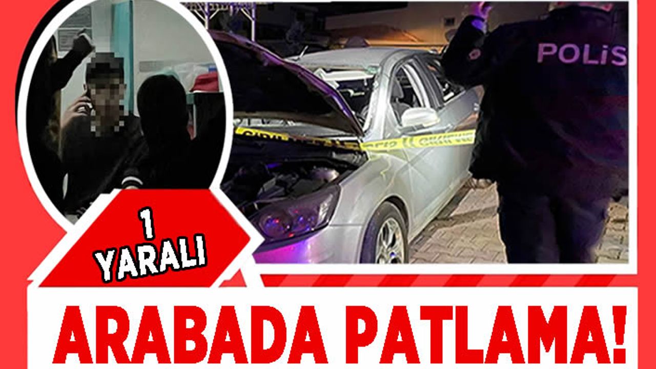 Otomobilde çakmak gazı bomba gibi patladı: 1 yaralı