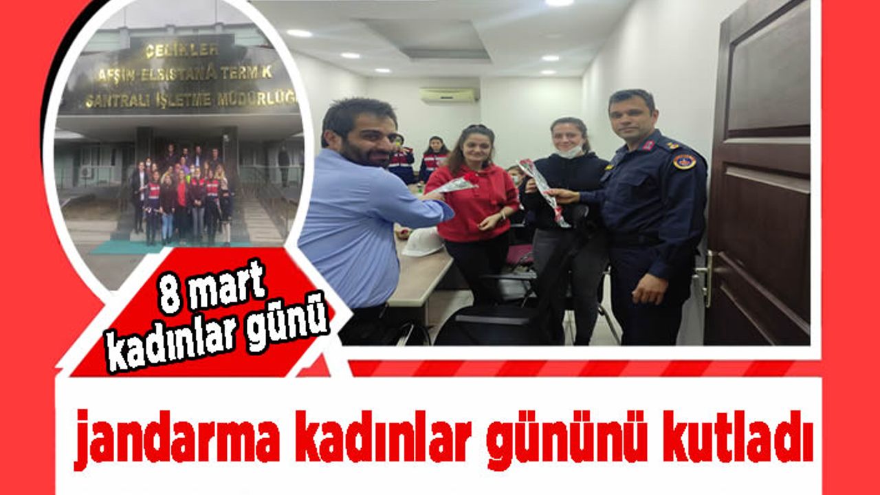 Jandarma, 8 Mart Dünya Kadınlar Gününü kutladı