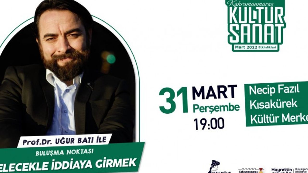 Kültür Sanat Etkinliklerinde Yazar Batı Konferansı