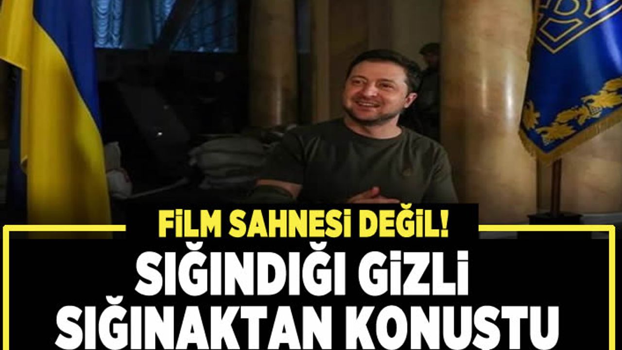 Zelenski sığındığı gizli sığınaktan konuştu: Durum çok ciddi ve bu bir film sahnesi değil!
