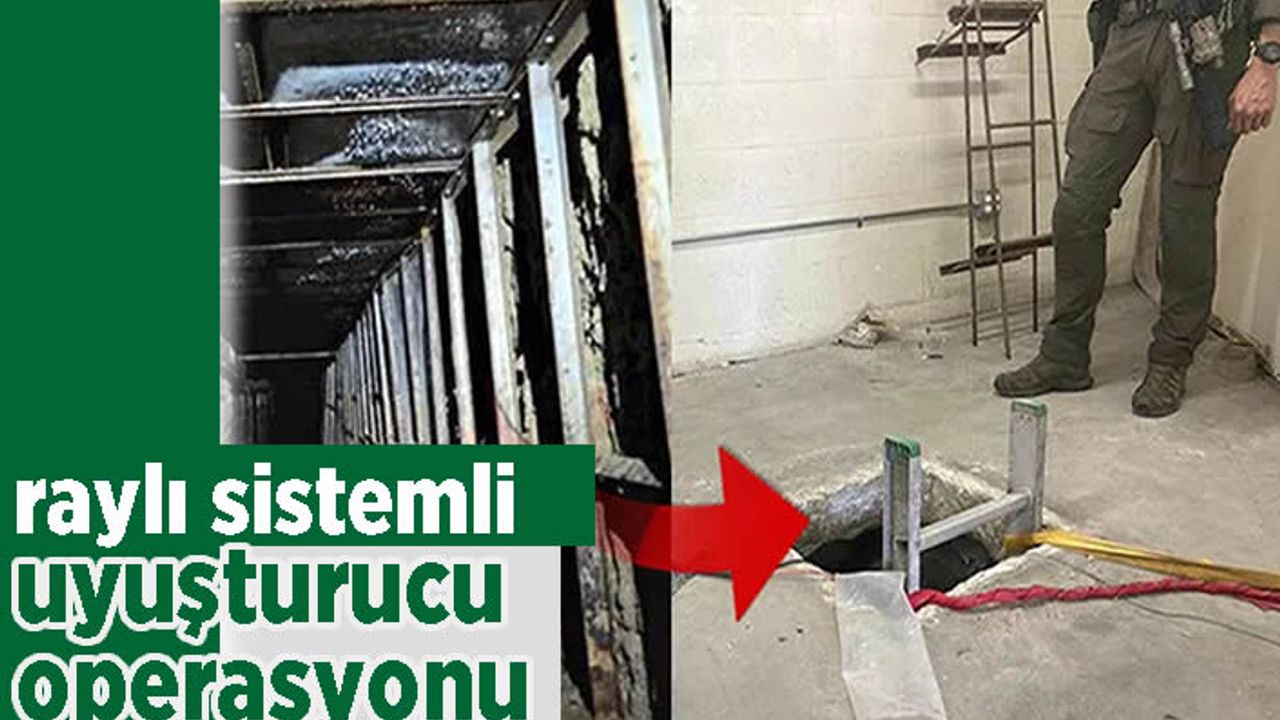 ABD-Meksika sınırında raylı sistemli uyuşturucu kaçakçılığı...