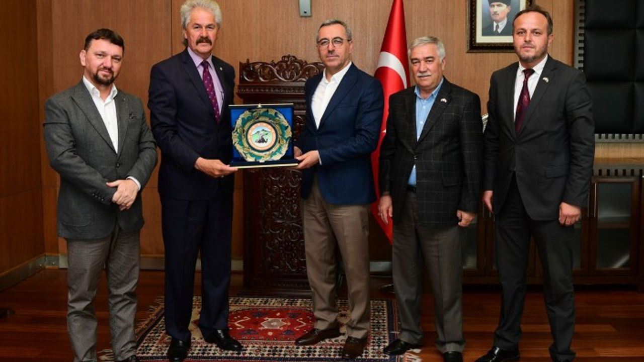 Kafkas Kültür Derneği’nden Başkan Güngör’e Teşekkür Ziyareti