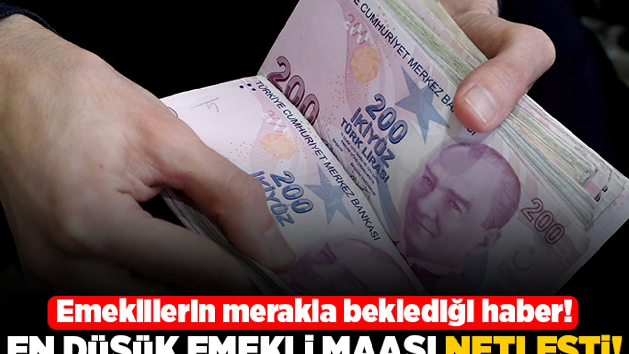 Emeklilerin merakla beklediği haber! En düşük emekli maaşı netleşti!