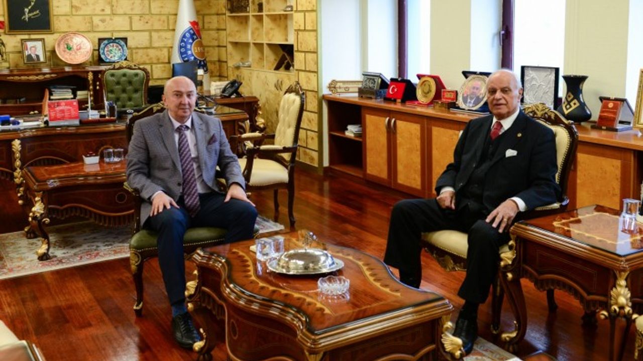 Milli Eğitim Eski Bakanı ve YÖK Eski Başkanı Prof. Dr. Mehmet Sağlam, Rektör Yasım’ı Ziyaret Etti