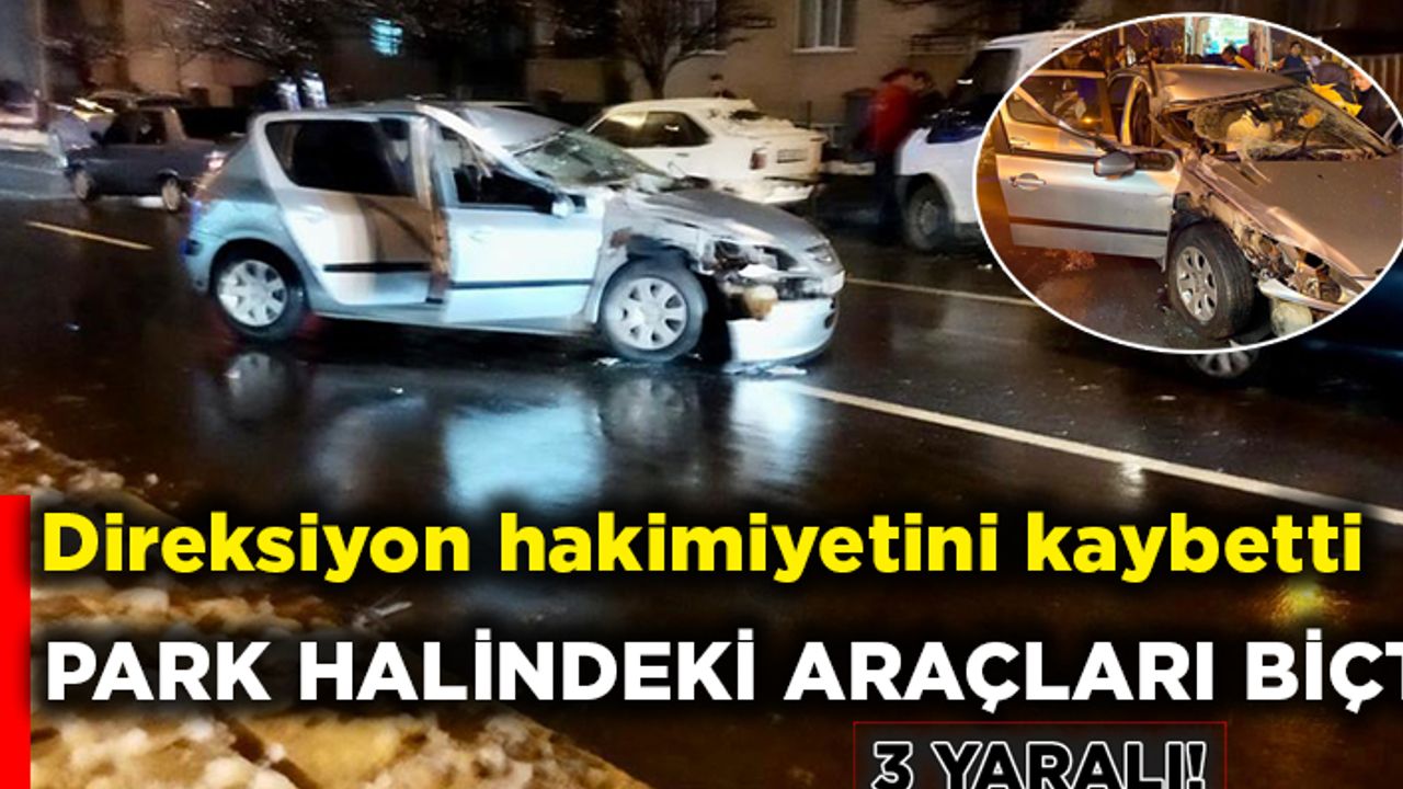 Kahramanmaraş’ta trafik kazası: 3 kişi yaralandı