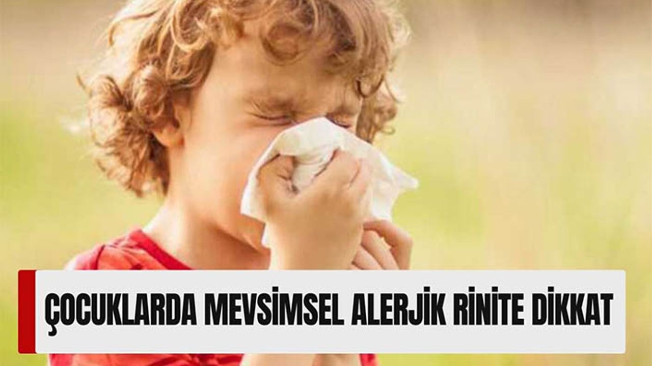 Çocuklarda mevsimsel alerjik rinite dikkat