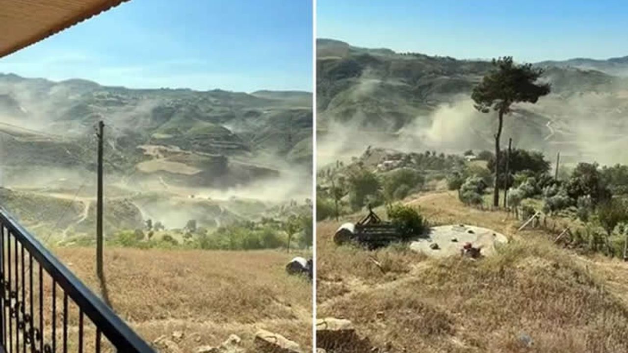 Adana'da korku ve tedirginlik: Her yer toz duman oldu!