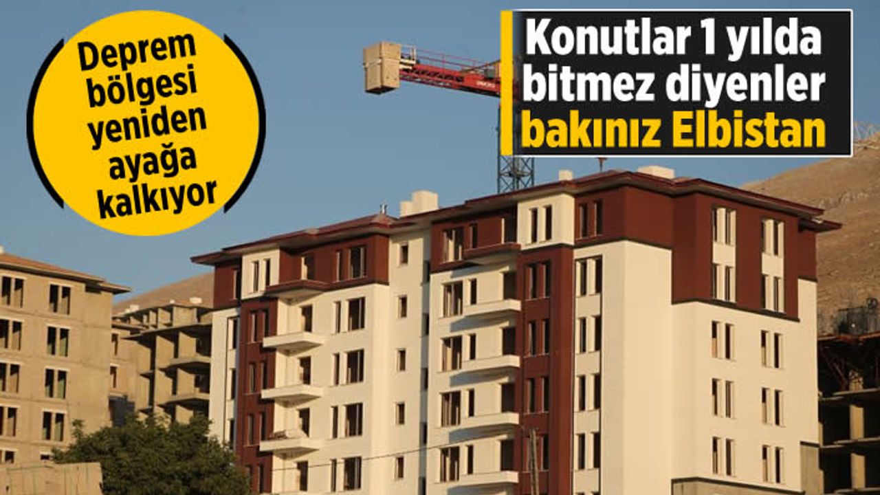 Devlet milletinin yanında! Elbistan'da deprem konutları yükseliyor