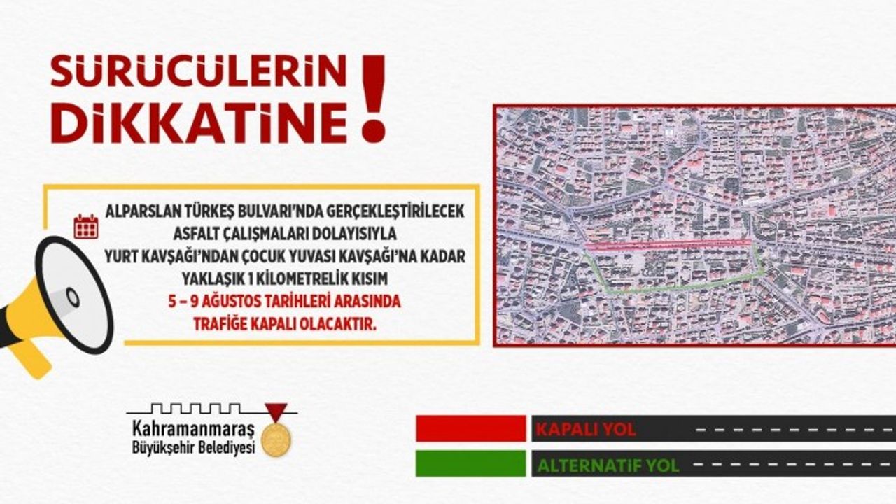 Alparslan Türkeş Bulvarı’nda Üçüncü Etap Başlıyor!