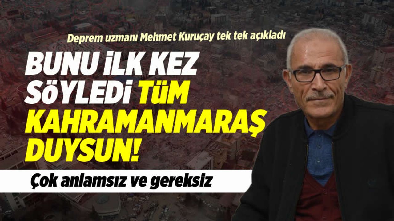 Kahramanmaraş'taki depremler sonrası şehir planlaması krizi!