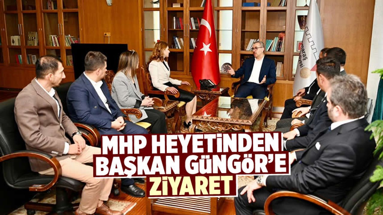 KMBB Başkanı Hayrettin Güngör, MHP Milletvekili Zuhal Karakoç Dora'yı ağırladı