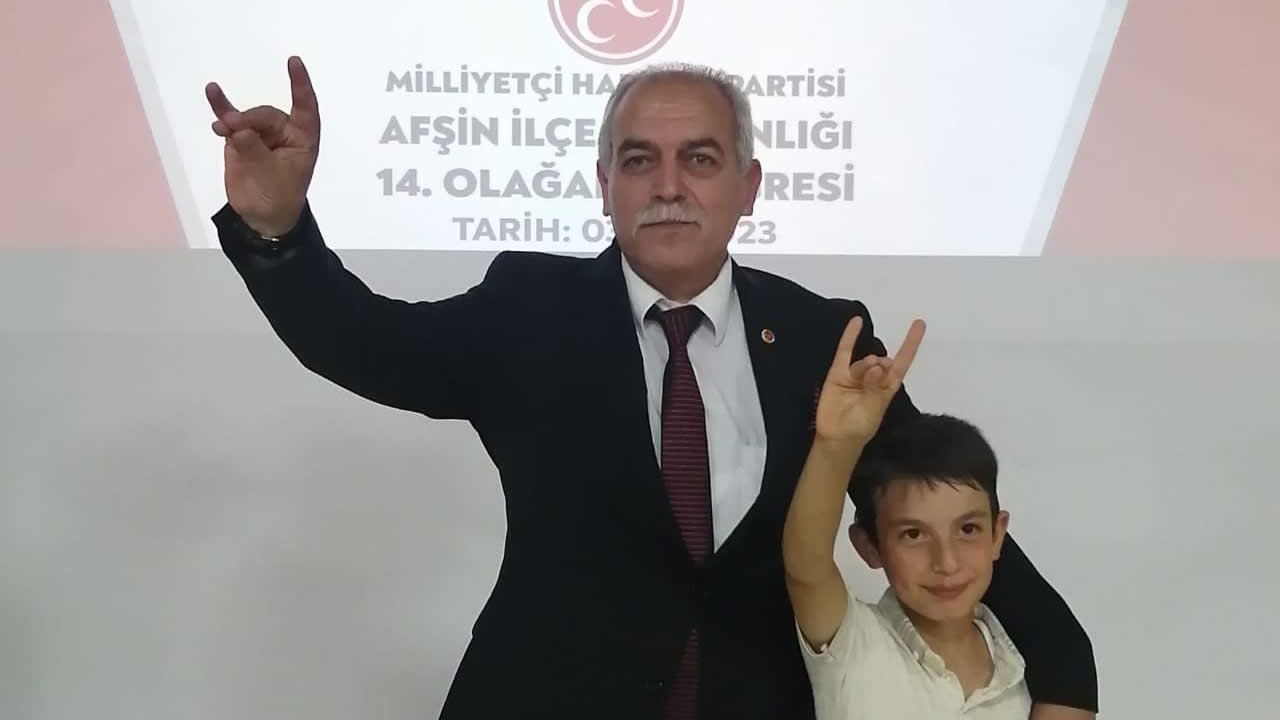 MHP Afşin İlçe Başkanı Aycan yeniden başkan seçildi