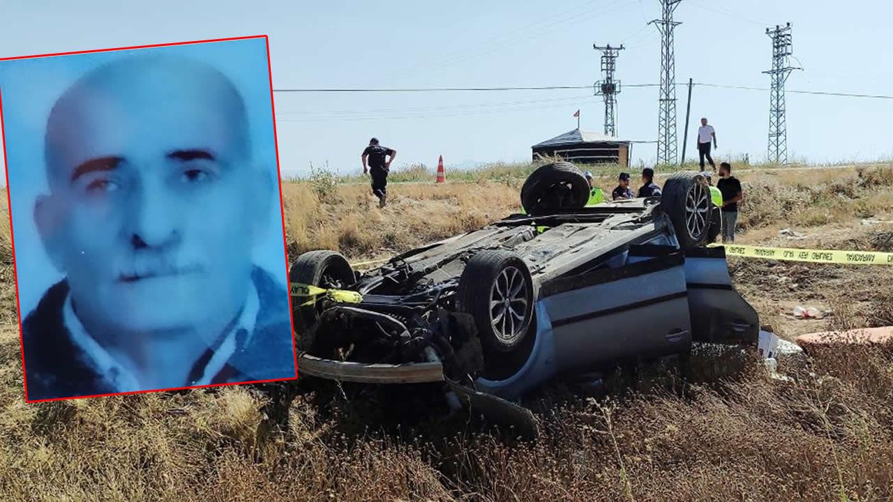 Elbistan'da takla atan otomobildeki İbrahim Orman öldü