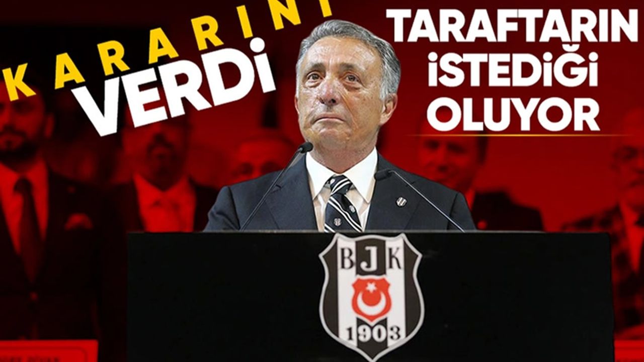 Ahmet Nur Çebi'den şaşırtan karar: Beşiktaş başkanlığına devam edecek mi?