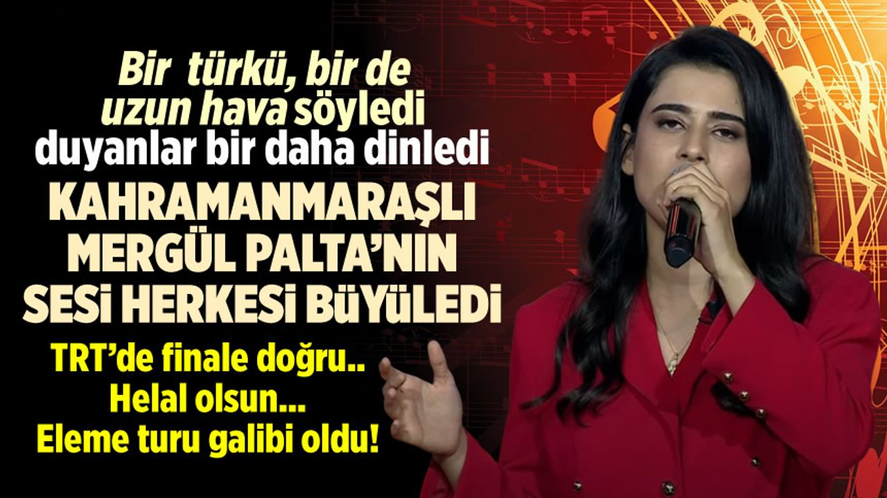 Kahramanmaraş'ın sesi Mergül Palta, Sen Türkülerini Söyle'de taht kurdu!