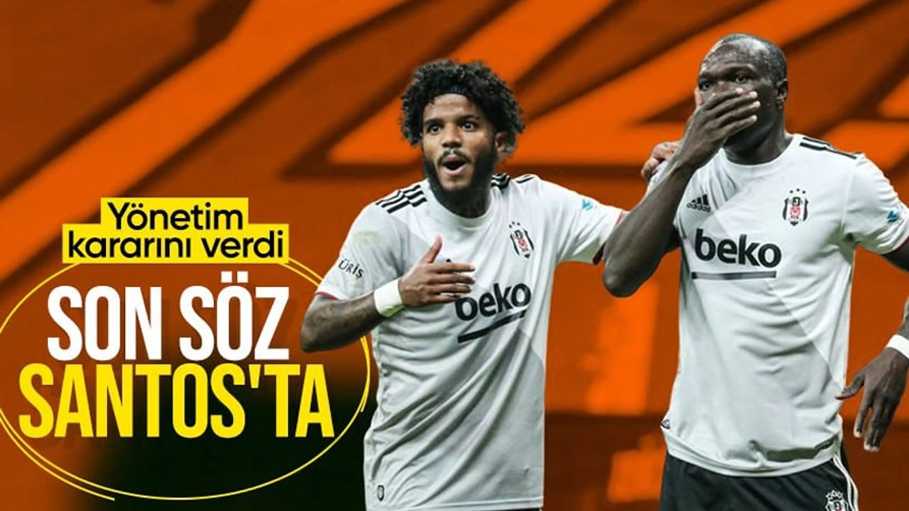 Beşiktaş yıldızları Aboubakar ve Rosier'in kaderi Santos'un ellerinde!