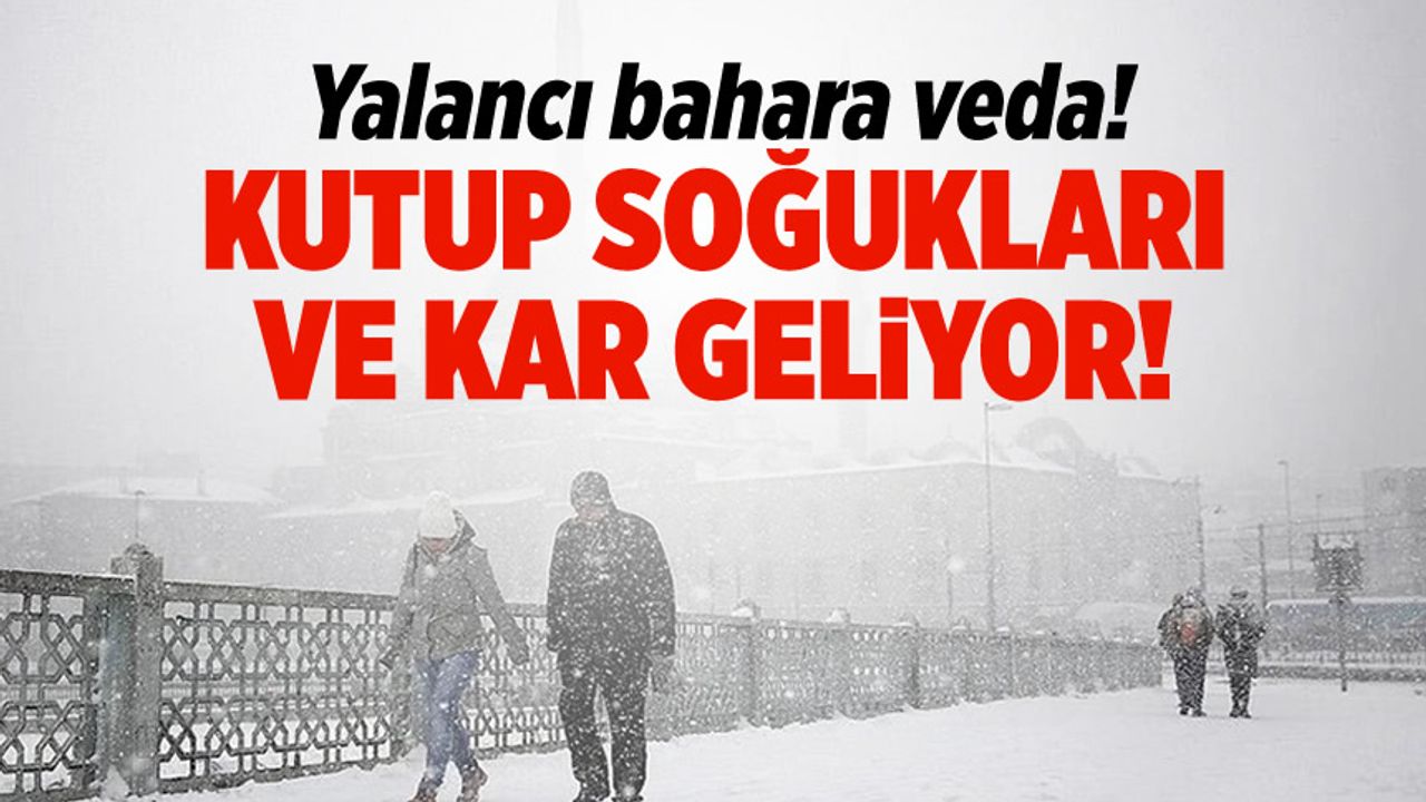 Kış geldi: İstanbul'u saracak kar ve soğuk hava geliyor!