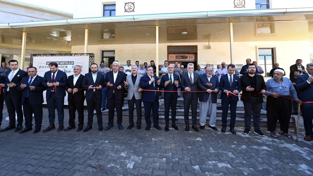 Kahramanmaraş Hacı Osman Uğur Camii dualarla açıldı