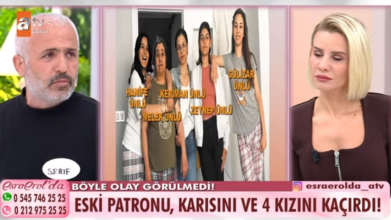 Esra Erol'da Şerif Ünlü - Melek Ünlü kimdir, olayı nedir?