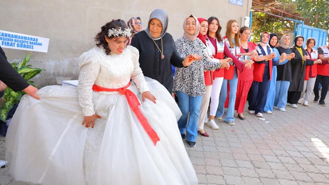 Hayali gelin olmaktı, Kahramanmaraş'ta Melek’in rüyası gerçeğe dönüştü