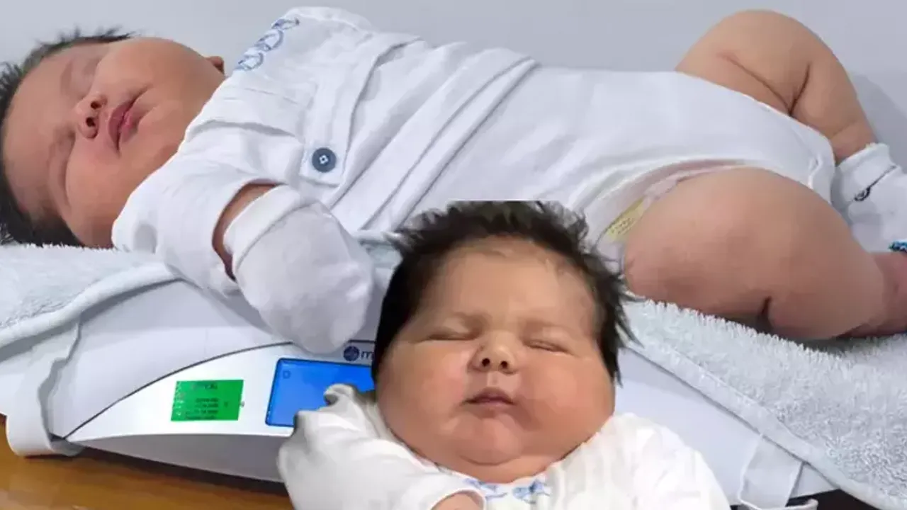 Bursa’da 37 haftalık dev bebek: Ağırlığıyla herkesi şaşırttı