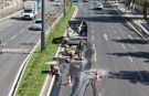 Kahramanmaraş’ta Asfalt Sonrası Yol Düzenleme Mesaisi
