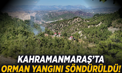 Kahramanmaraş’ta orman yangını söndürüldü!
