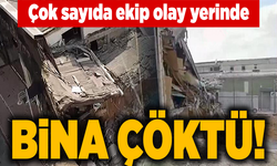 Son dakika! İkitelli'de bina çöktü