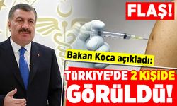 Bakan Koca açıkladı: Türkiye 2 kişide görüldü! Flaş!