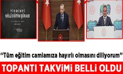 Başkan Erdoğan duyurdu: Milli Eğitim Şurası 1-3 Aralık'ta
